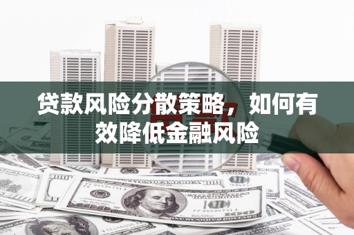 云安贷款风险分散策略，如何有效降低金融风险