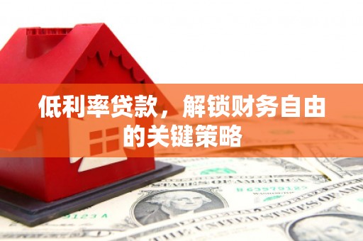 云安低利率贷款，解锁财务自由的关键策略