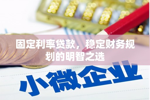 云安固定利率贷款，稳定财务规划的明智之选