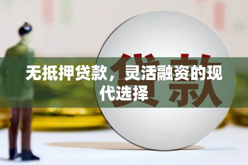 云安无抵押贷款，灵活融资的现代选择