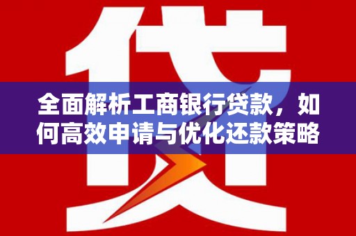 云安全面解析工商银行贷款，如何高效申请与优化还款策略
