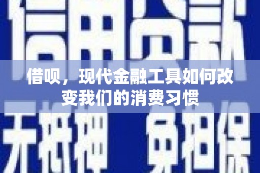 云安借呗，现代金融工具如何改变我们的消费习惯