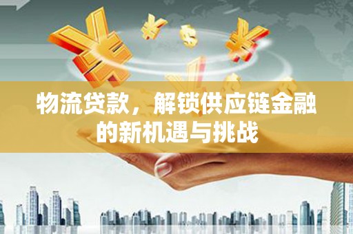 云安物流贷款，解锁供应链金融的新机遇与挑战