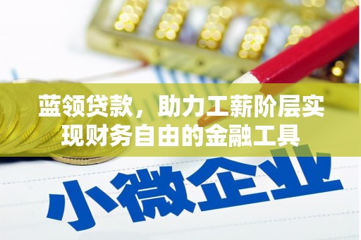 云安蓝领贷款，助力工薪阶层实现财务自由的金融工具